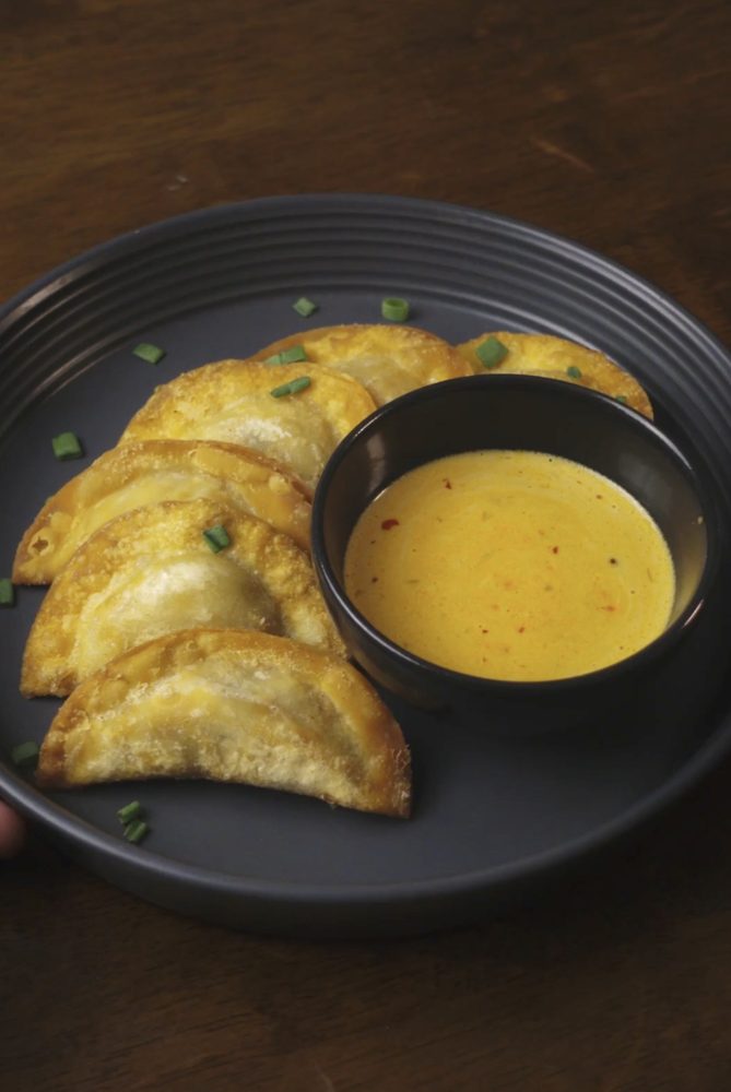 Mala cream dumplings